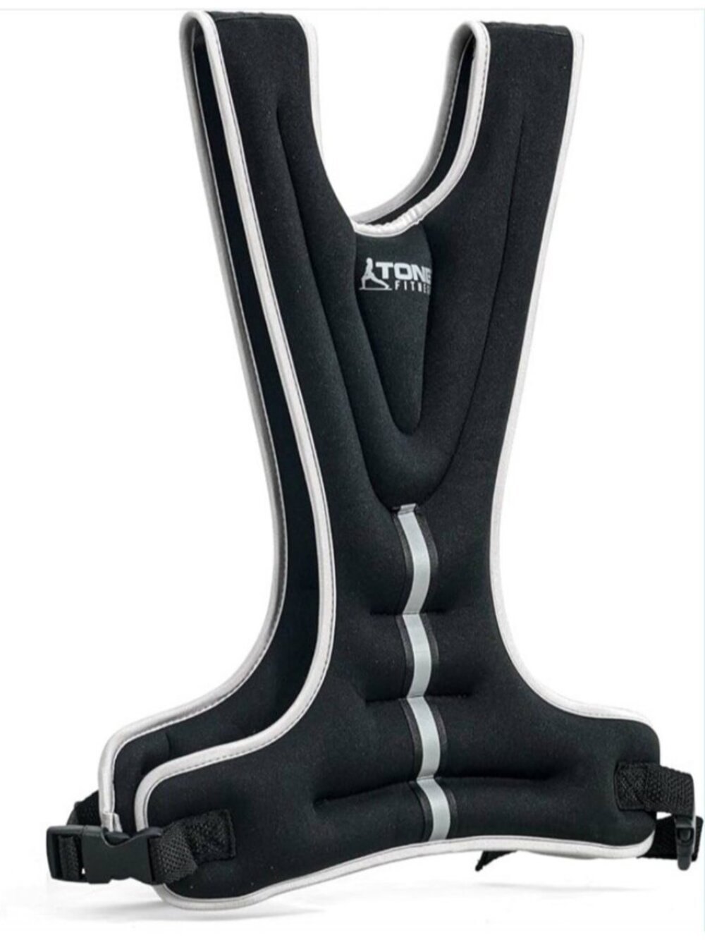 Tone Fitness 8lb Weighted Vest- Black, HHWV-TN008